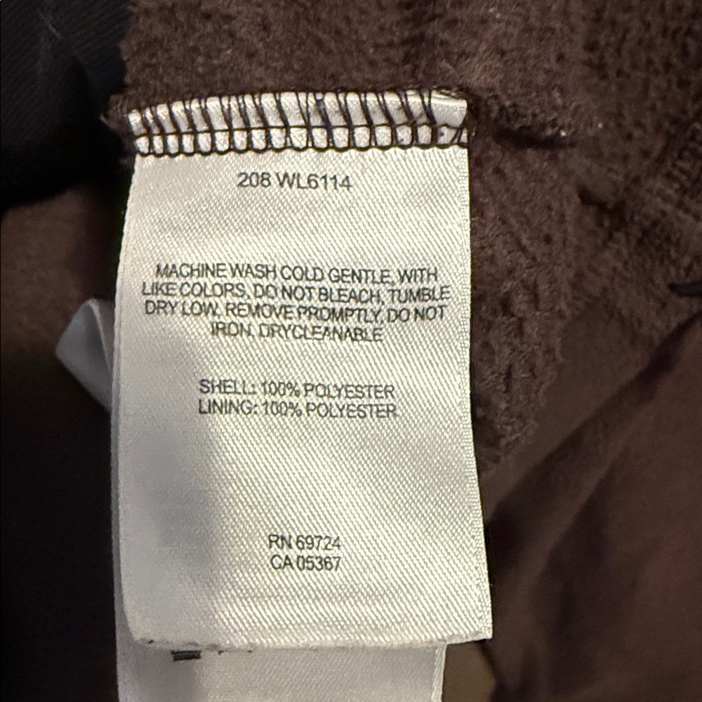 Columbia Brown Fleece Zip-Up Jacket Size XL - Picture 7 of 7